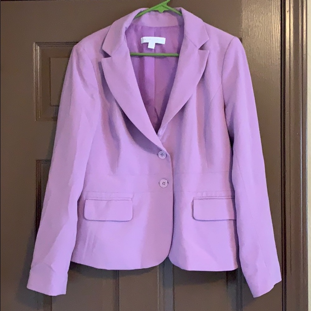 Purple two button blazer